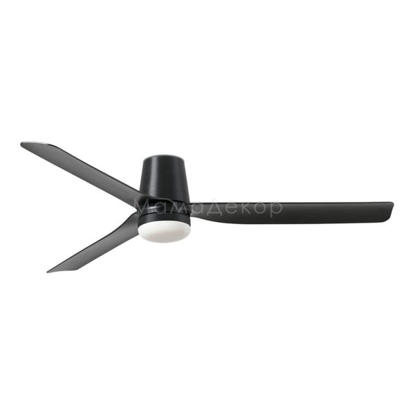 Люстра-вентилятор Faro 33830WT-1TW Punt Tub M 1300mm Black 3 P Black LED 18W Tuya