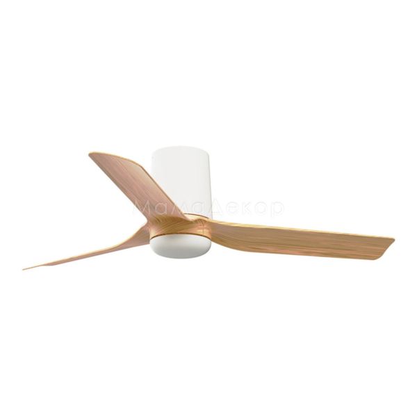 Потолочный вентилятор Faro 33833WT Mini Punt Tub S 900 White 3P Wood Light Tuya