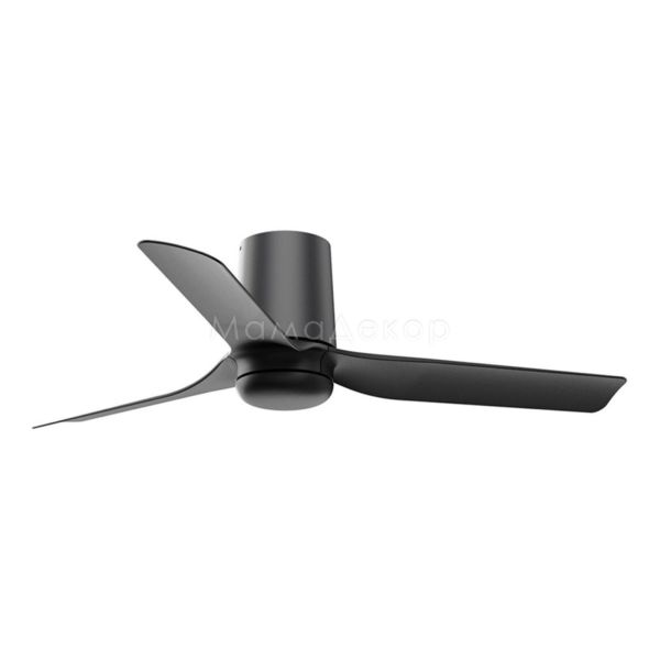 Потолочный вентилятор Faro 33834WT Mini Punt Tub S 900mm Black 3 Blades Black Tuya