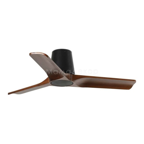Потолочный вентилятор Faro 33837 Heywood Tub S 900mm Black 3 Blades Wood Dark