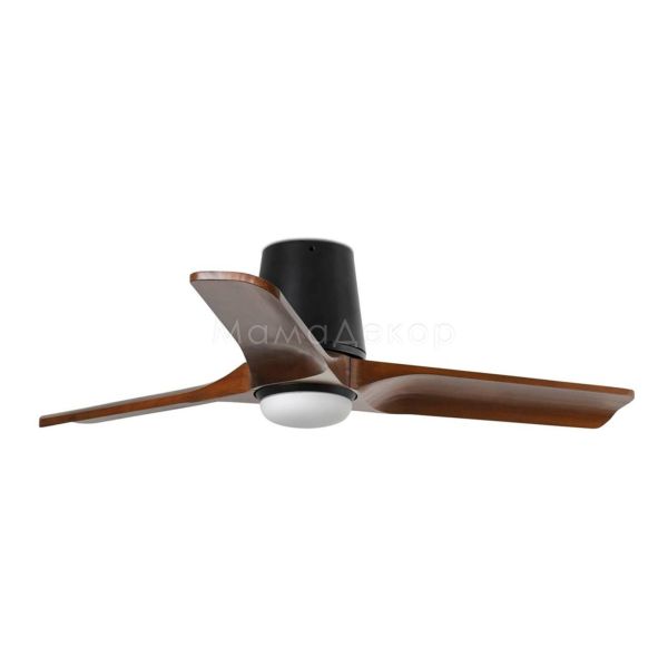 Люстра-вентилятор Faro 33837WT-1TW Heywood Tub S 900 Black 3P Mad Osc LED 10W Tuya