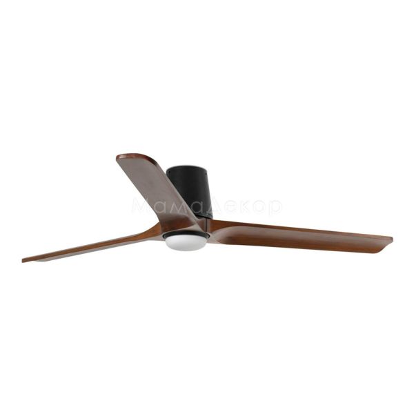 Люстра-вентилятор Faro 33839WT-1TW Heywood Tub L 1320 Black 3P Mad Osc LED 10W Tuya