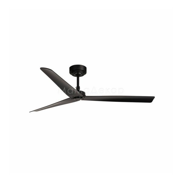 Стельовий вентилятор Faro 34100WW Milos 1320mm Black 3 Blades Plywood Wiz