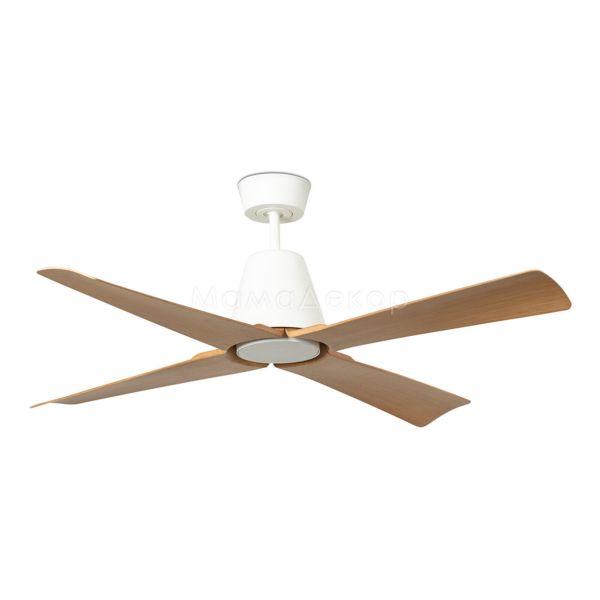 Люстра-вентилятор Faro 34105WW-130 Typhoon 1300mm White 4P Mad IP44 19W 3000K Wiz