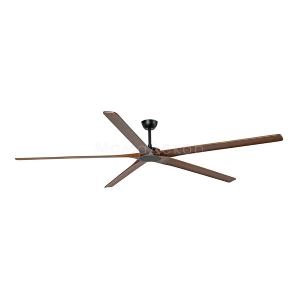 Стельовий вентилятор Faro 34192 Bigwood 24 XXL 2400mm Black 6 Blades Dark Walnut