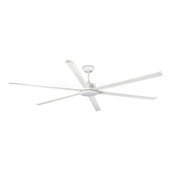 Люстра-вентилятор Faro 34206-130 Rotterdam 25 XXL 2500mm White 6P 32W LED 3000K