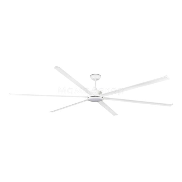 Люстра-вентилятор Faro 34210-130 Rotterdam 30 XXL 3000mm White 6P 32W LED 3000K