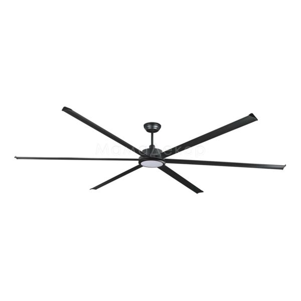 Люстра-вентилятор Faro 34211-130 Rotterdam 30 XXL 3000mm Black 6P 32W LED 3000K