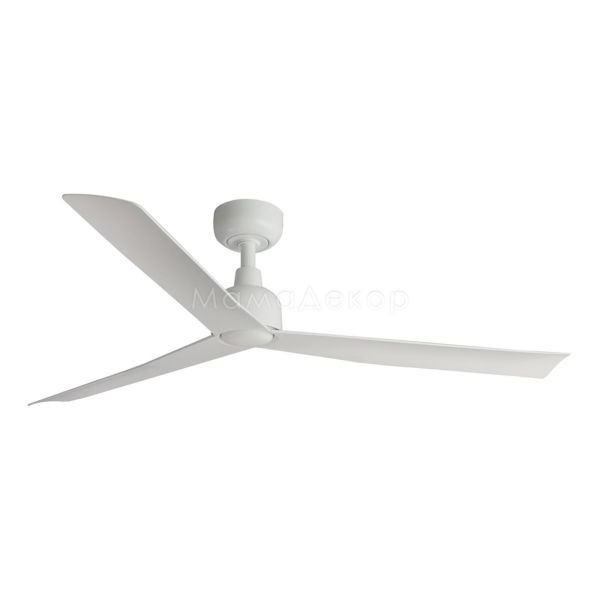 Стельовий вентилятор Faro 34274WT Marine M 1250mm White 3 Blades IP44 Seaside Tuya