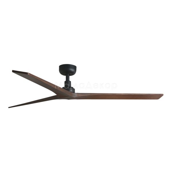 Потолочный вентилятор Faro 34276WT Klim L 1500mm Black 3 Blades Walnut Dark Tuya