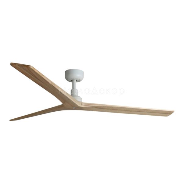 Потолочный вентилятор Faro 34279WW Klim L 1500mm White 3 Blades Oak Light Wiz