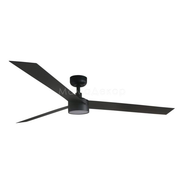 Люстра-вентилятор Faro 34293WW-1TW Cruiser XL 1600mm Black 3 Blades Black LED Wiz