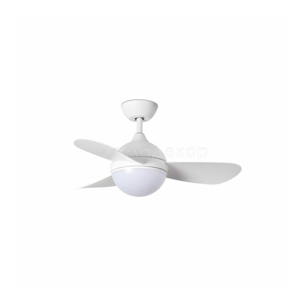 Люстра-вентилятор Faro 34300WT Hvar 970mm White 3 Blades 24W Tuya