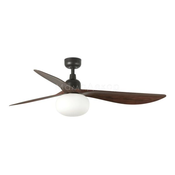 Люстра-вентилятор Faro 34362-11L Outwood L 1500mm Brown 3 B Dark Walnut IP44 1xE27
