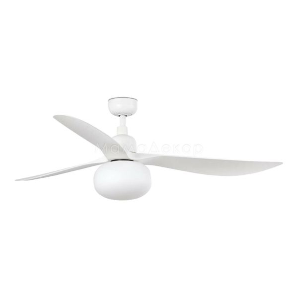 Люстра-вентилятор Faro 34363-11L Outwood 1500mm White 3 Blades IP44 1xE27