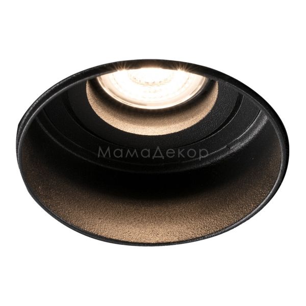 Точковий світильник Faro 40111 Hyde R Black orientable round recessed lamp without frame