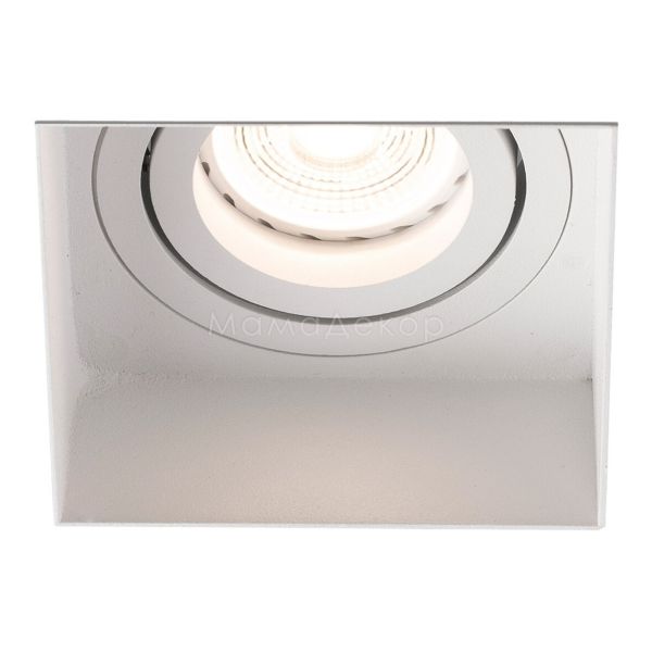 Точечный светильник Faro 40112 Hyde SQ White orientable square recessed lamp without frame