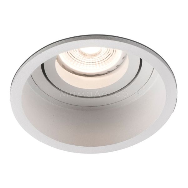 Точковий світильник Faro 40118 Hyde R White orientable round recessed lamp