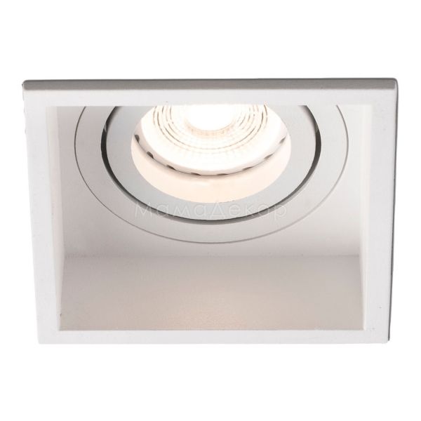 Точковий світильник Faro 40120 Hyde SQ White orientable square recessed lamp