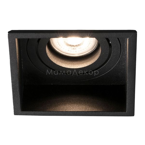 Точечный светильник Faro 40121 Hyde SQ Black orientable square recessed lamp