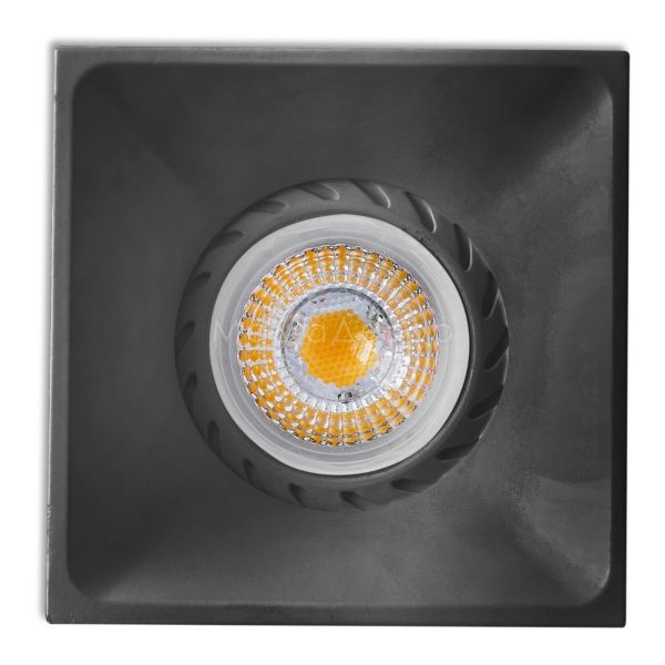 Точковий світильник Faro 43410 Neon SQ Black recessed lamp