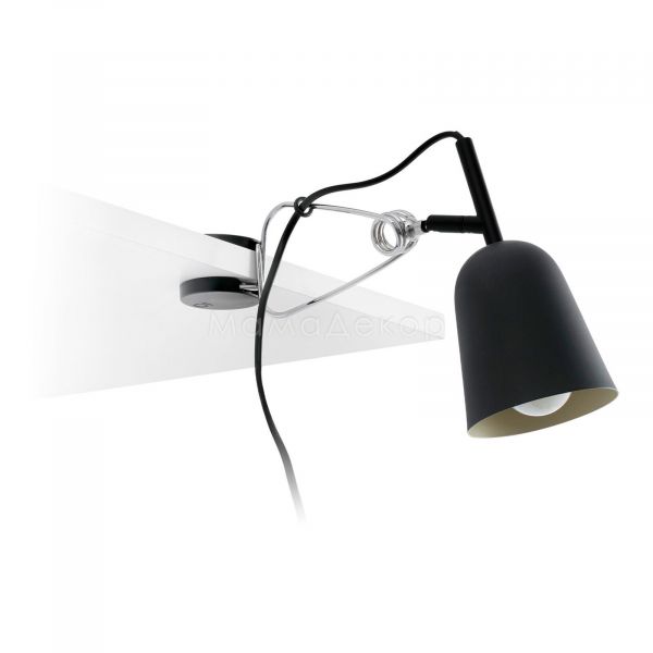 Настольная лампа Faro 51133 STUDIO Black and cream clip lamp
