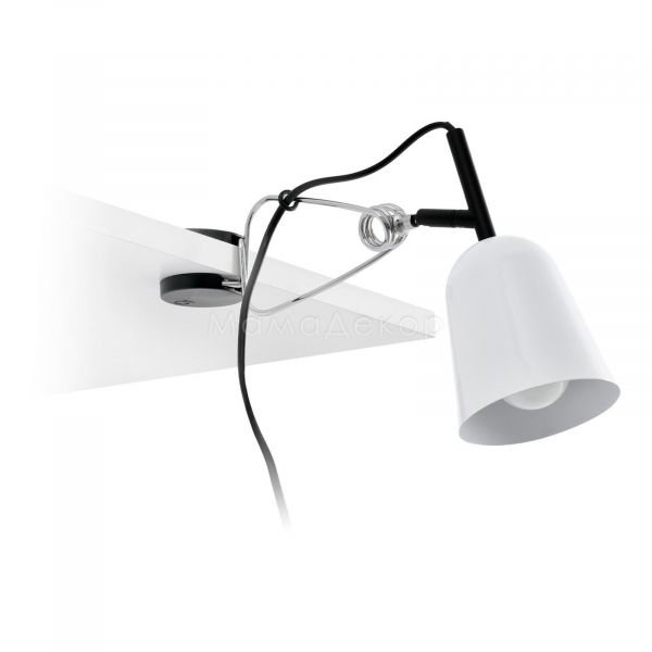 Настольная лампа Faro 51135 STUDIO White clip lamp