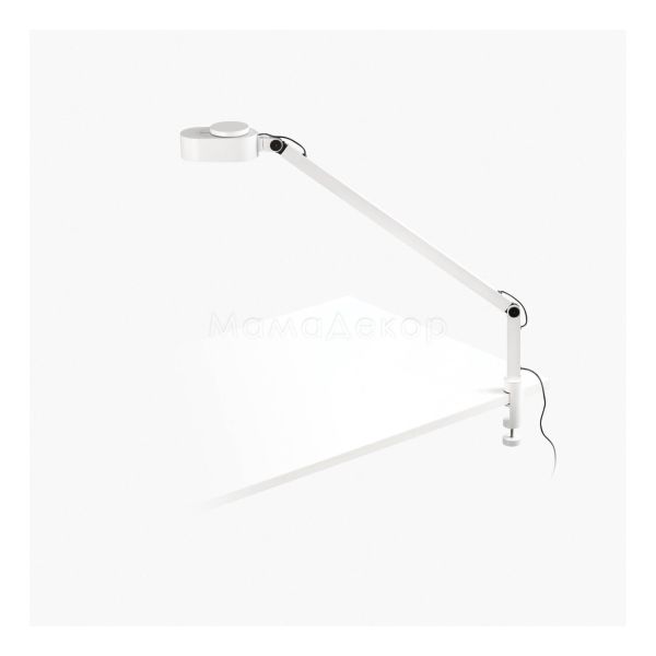 Настільна лампа Faro 57315 INVITING White clip lamp