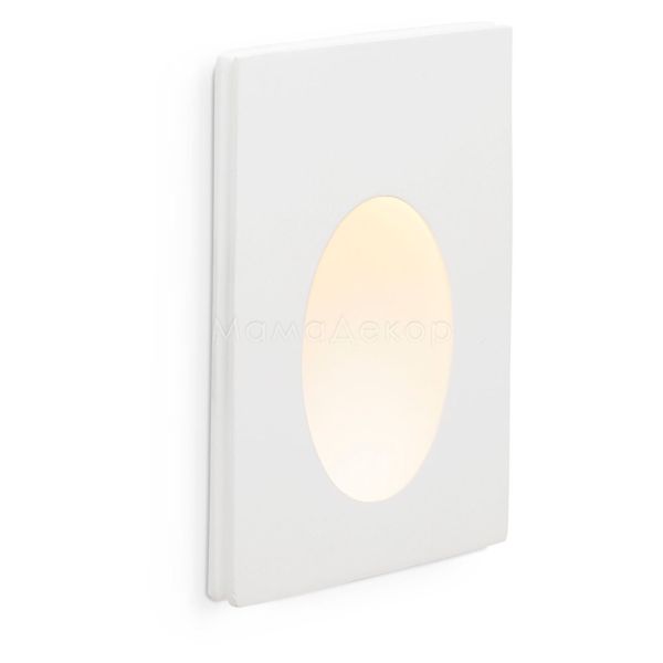 Настенный светильник Faro 63281 PLAS White recessed lamp oval