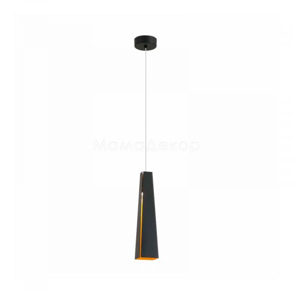 Підвісний світильник Faro 64172 PLUMA Black and gold pendant lamp