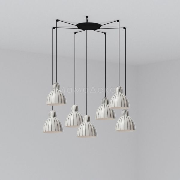 Люстра Faro 64255-114-7L Venice 7L Stripes pendant lamp