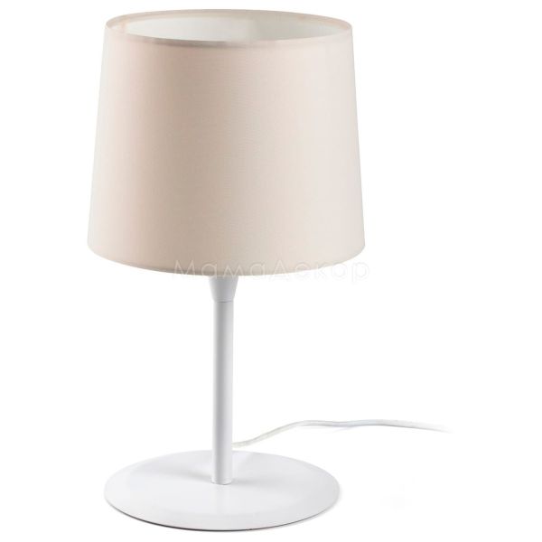 Настольная лампа Faro 64310-05 CONGA White/beige table lamp