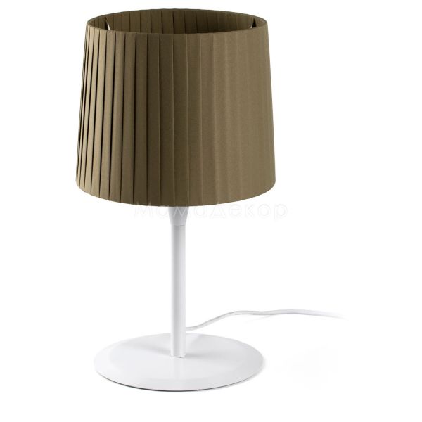 Настольная лампа Faro 64310-40 SAMBA White/ribbon green table lamp