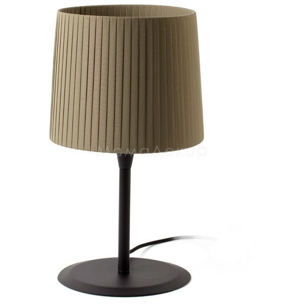 Настольная лампа Faro 64311-40 SAMBA Black/ribbon green table lamp