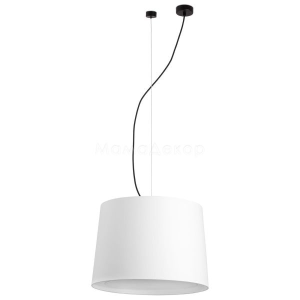 Підвісний світильник Faro 64314-54 CONGA Black/white pendant lamp ø450