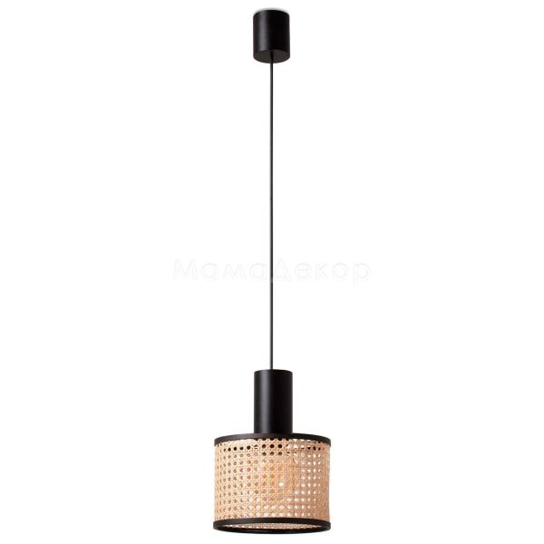 Подвесной светильник Faro 64315-47 MAMBO 210 Black/rattan pendant simple lamp