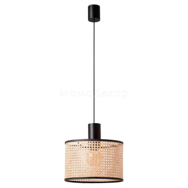Підвісний світильник Faro 64315-48 MAMBO 320 Black/rattan pendant simple lamp