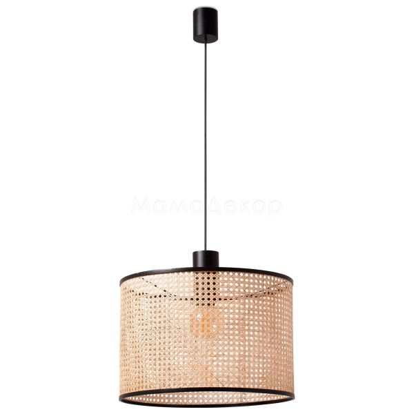 Подвесной светильник Faro 64315-49 MAMBO 450 Black/rattan pendant simple lamp