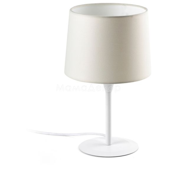 Настільна лампа Faro 64316-02 CONGA S White/beige table lamp