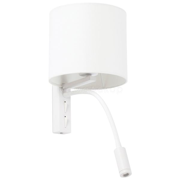 Бра Faro 64322 TIRA White wall lamp with reader