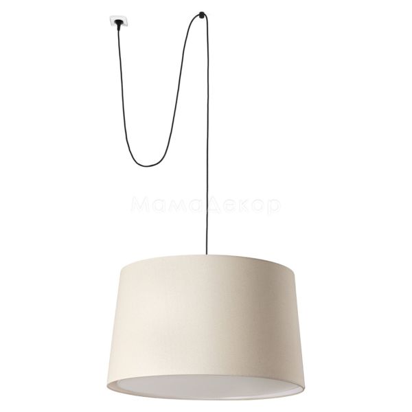 Підвісний світильник Faro 64331-153 Windsor Pendant Lamp  W/plug Black Pant.lino 3xE27