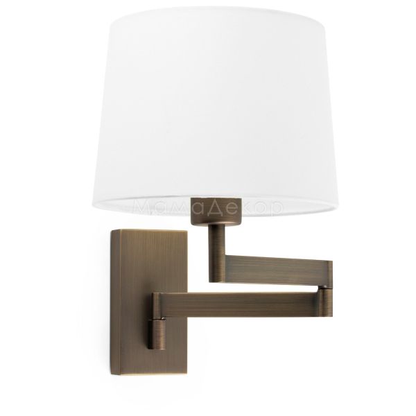 Бра Faro 68494-01 ARTIS Bronze/white wall lamp with articulated lamp