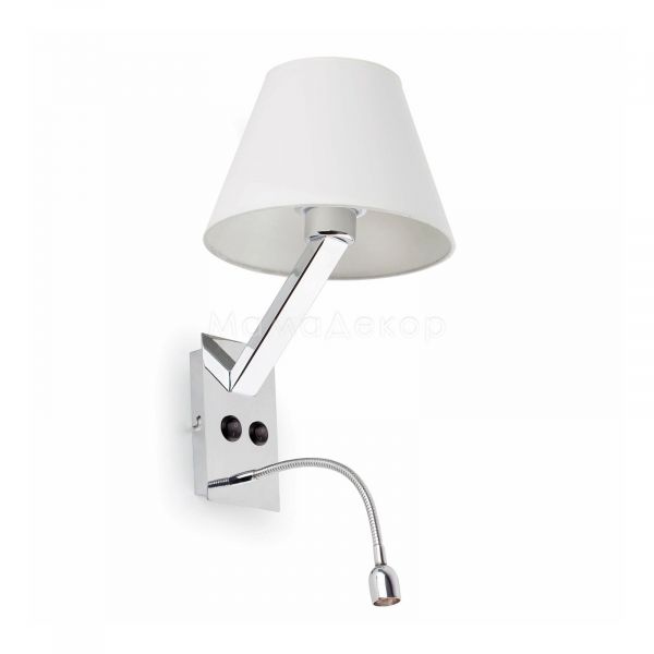 Бра Faro 68506 MOMA White wall lamp with reader