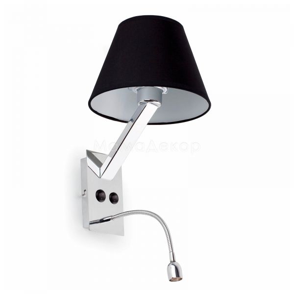 Бра Faro 68507 MOMA Black wall lamp with reader