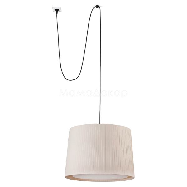 Підвісний світильник Faro 68604-44 SAMBA Black/beige pendant lamp with plug