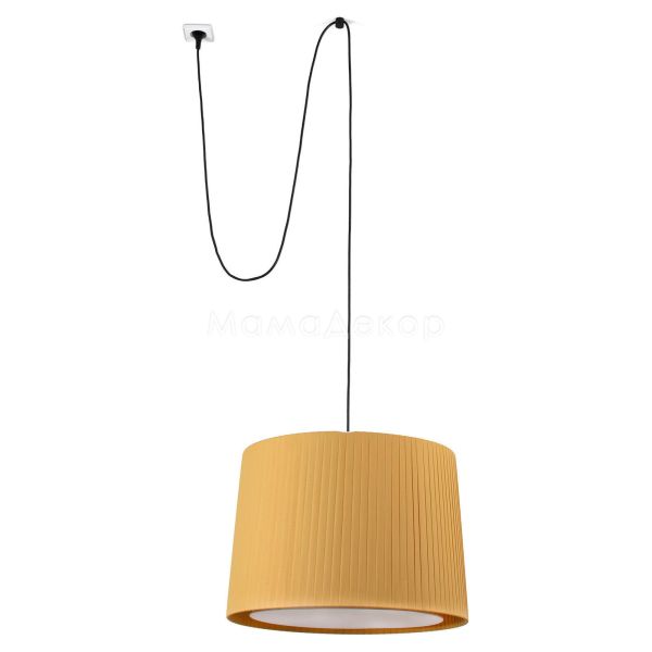 Підвісний світильник Faro 68604-45 SAMBA Black/yellow pendant lamp with plug