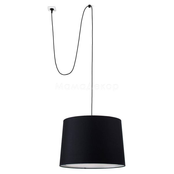 Підвісний світильник Faro 68604-56 CONGA Black pendant lamp with plug