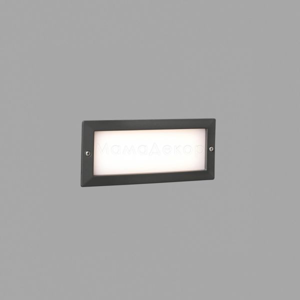 Настенный светильник Faro 72092 STRIPE Dark grey recessed lamp