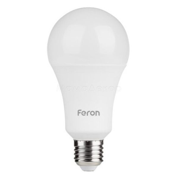 Лампа світлодіодна Feron 1871 потужністю 18W. Типорозмір — A65 з цоколем E27, температура кольору — 4000K