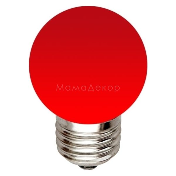 Лампа светодиодная Feron 25116 мощностью 1W. Типоразмер — G45 с цоколем E27, температура цвета — Red